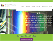 Tablet Screenshot of plymouthgrating.com